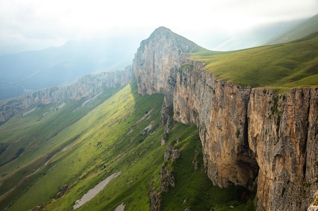 Beautiful panoramic view of the mountains