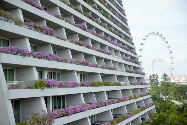 A beautiful panoramic view of Singapore