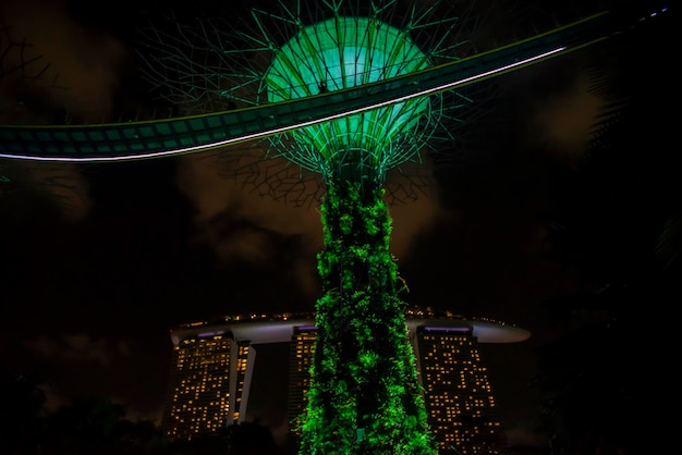 A beautiful panoramic view of Singapore