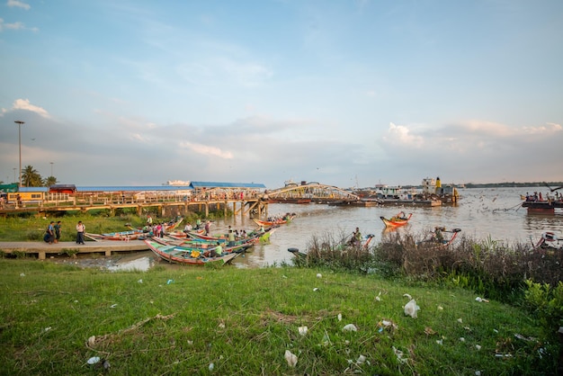 A beautiful panoramic view of Yangon capital of Myanmar