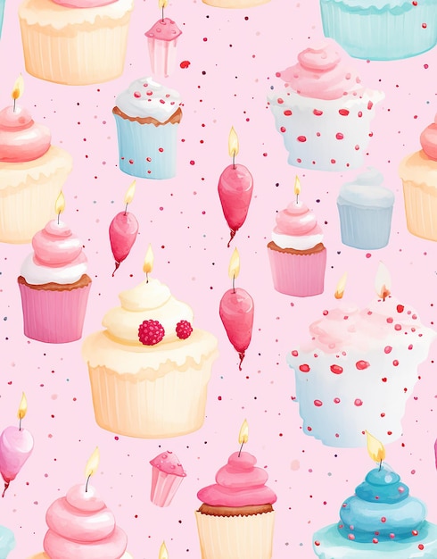 Beautiful Patterned Cake Background