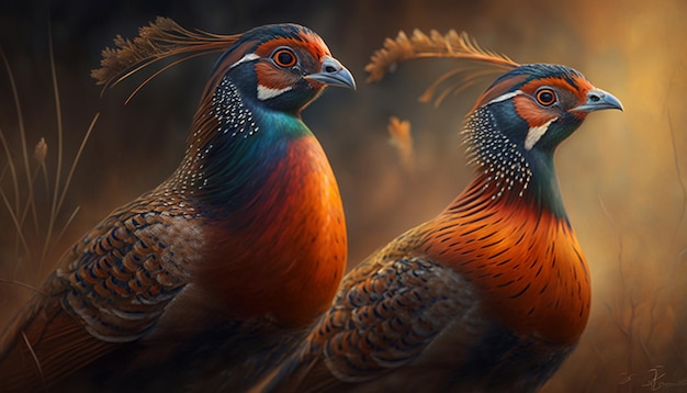 Beautiful pheasants image