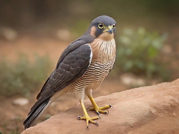 Beautiful photo of a Sparrowhawk bird ai generated