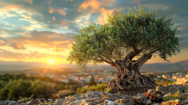 Photo beautiful photos of olives olive trees and green branches in their natural habitat