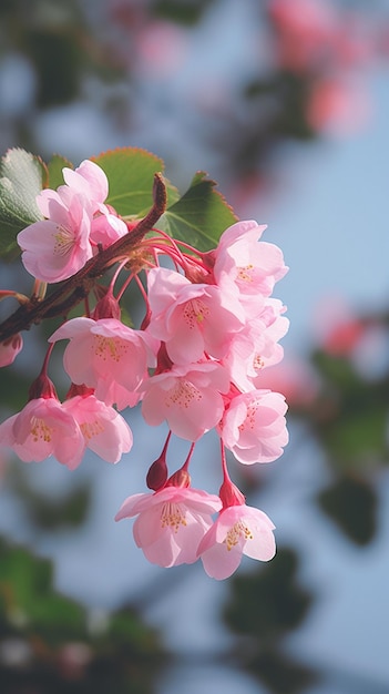 Beautiful pink flowers