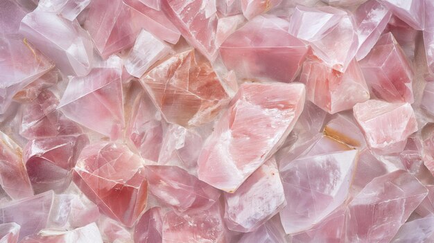 Photo beautiful pink quartz crystal texture background