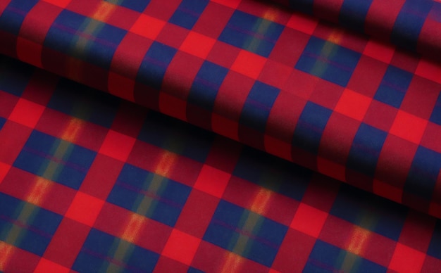 A beautiful plaid pattern background Scottish tartan A Fabric pattern Generative AI