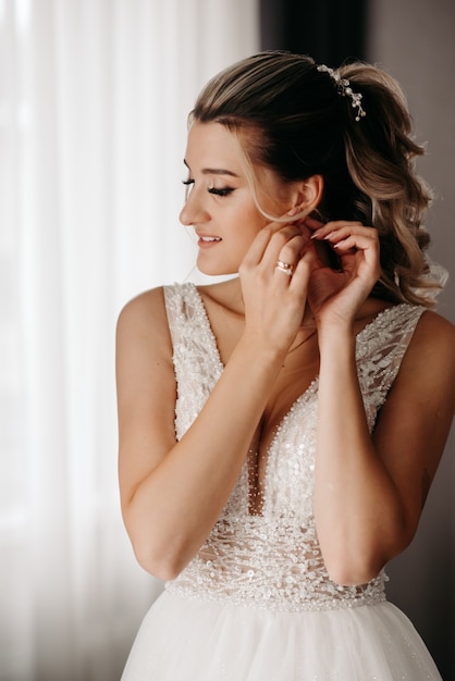 Beautiful portrait of a bride