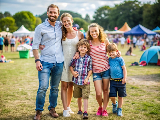 Beautiful Portrait Images of Family Togetherness