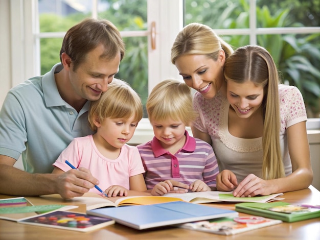 Beautiful Portrait Images of Family Togetherness