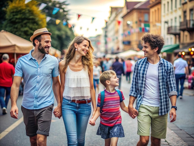 Beautiful Portrait Images of Family Togetherness