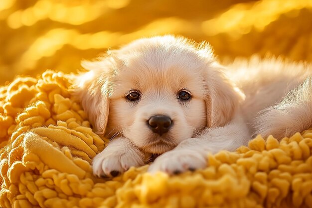 Photo beautiful puppy photography