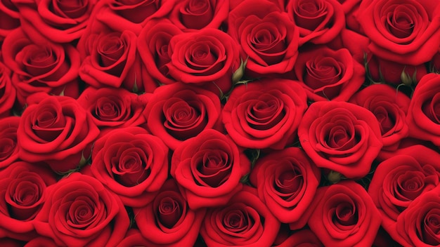 Beautiful red roses background