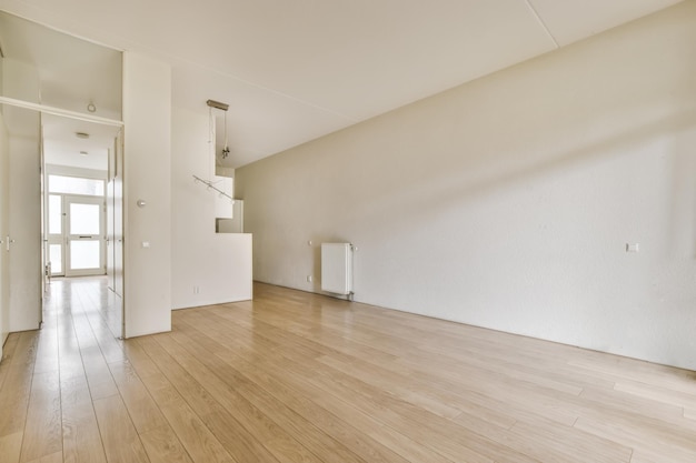 Beautiful room with parquet floor