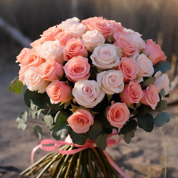 Beautiful roses bouquet