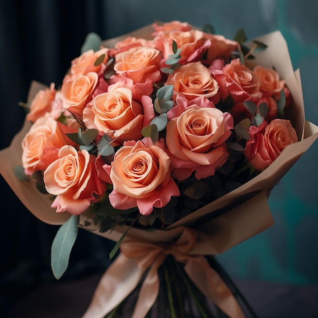 Beautiful roses bouquet