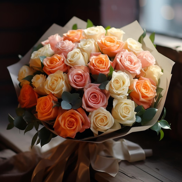 Beautiful roses bouquet