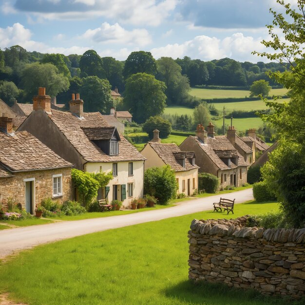 Photo beautiful rural community photos of rustic farmhouses