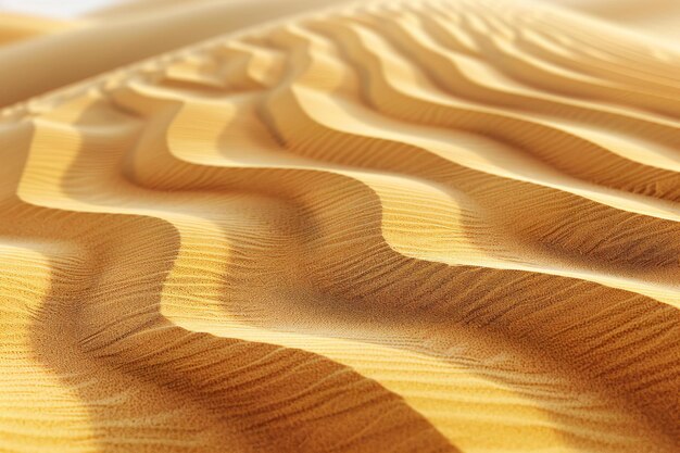 Photo beautiful sand texture background with ripples and waves background of golden desert sand for desig