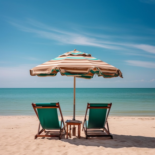 Beautiful sandy beach with white sand and rolling calm wave of turquoise ocean on Sunny day on background