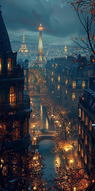 Beautiful scenes of beautiful cities in the world