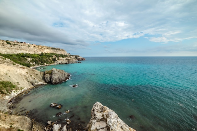 Beautiful sea and coastline landscape