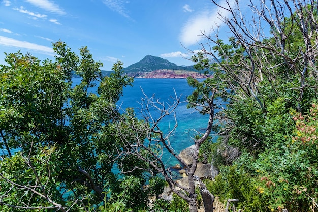 Beautiful sea landscapes in Montenegro