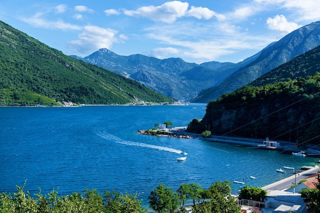 Beautiful sea landscapes in Montenegro