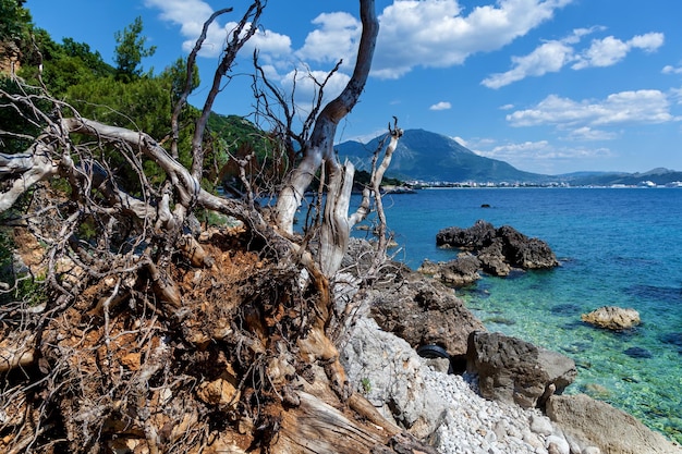 Beautiful sea landscapes in Montenegro