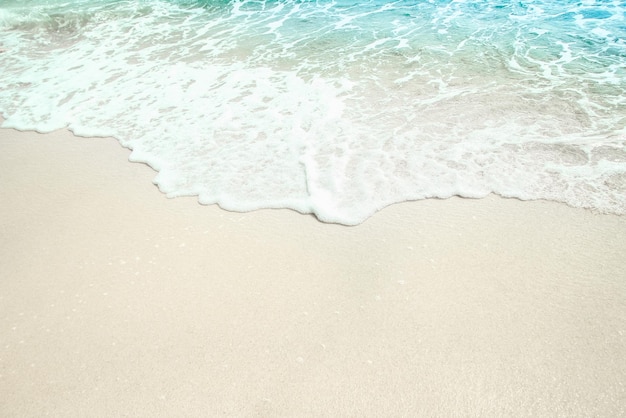 A Beautiful sea and sand on the shore vacation travel background