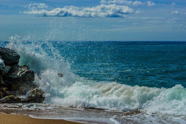 Beautiful sea in the Spain