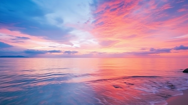 Beautiful Sea Sunset Landscape Ocean Sunrise