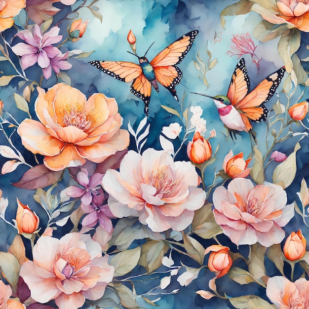 Beautiful seamless Flower pattern