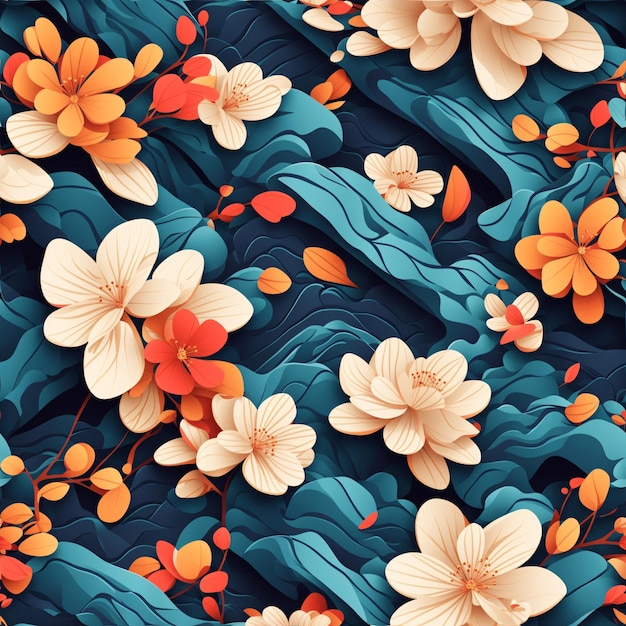 Beautiful Seamless Winter Themed Pattern