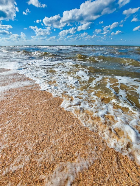 beautiful seascape . the coast of the sea or ocean