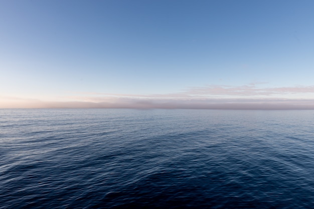 Beautiful seascape sky with clouds