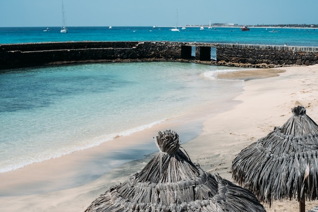 Beautiful seaside landscape in Sal, Cape Verde island