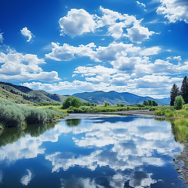 Beautiful shot of beautiful landscape view in the nature background