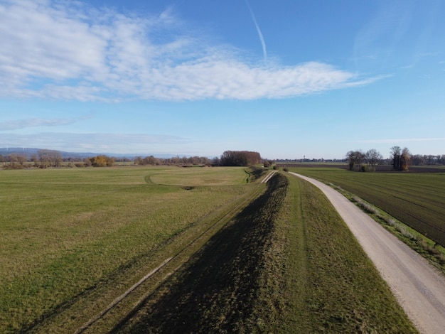 Beautiful shot of a rural scenery