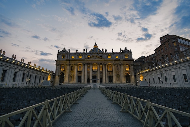 Beautiful shot of Vatican Museum in Italy