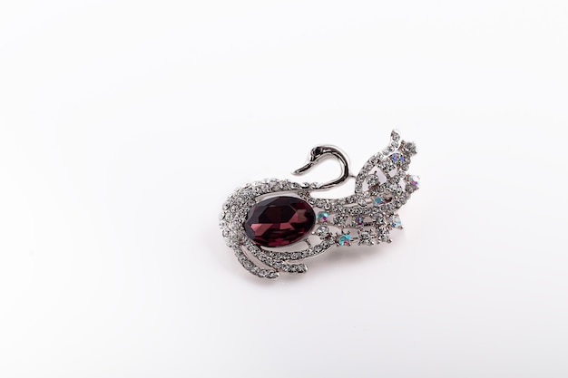 Beautiful silver brooch