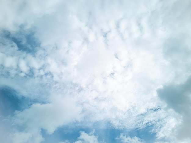 Beautiful sky for background on bright white day