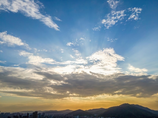 Beautiful sky and cloud landscape