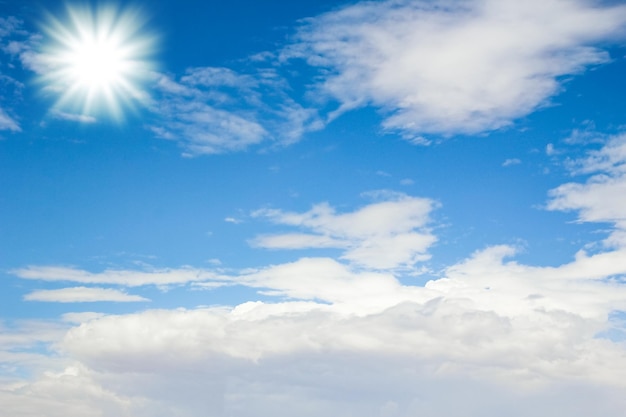 beautiful sky clouds on nature background