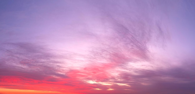 Beautiful sky sunset background