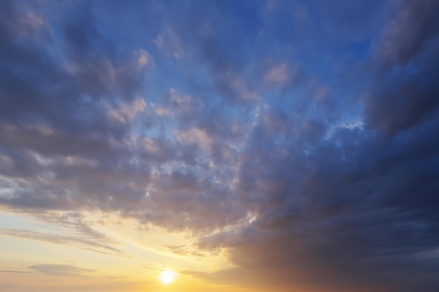 Beautiful sky sunset clouds