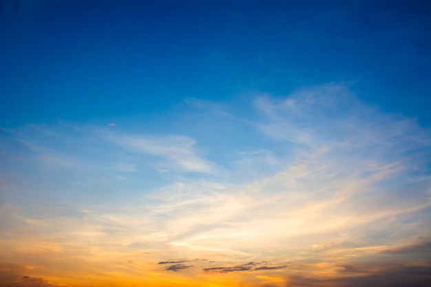 Beautiful sky with clouds