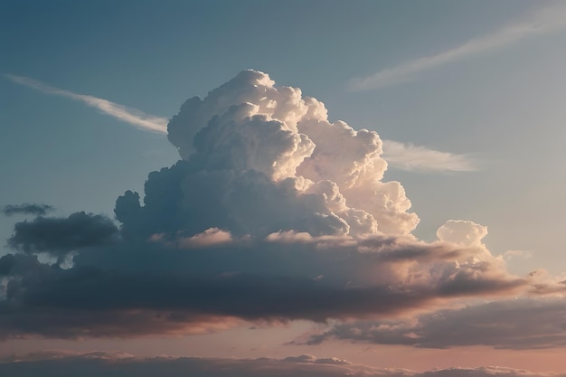 Beautiful sky with some clouds