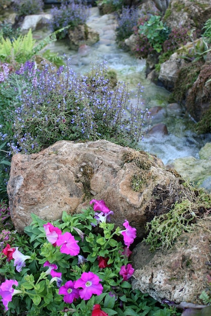 Beautiful small waterfalls