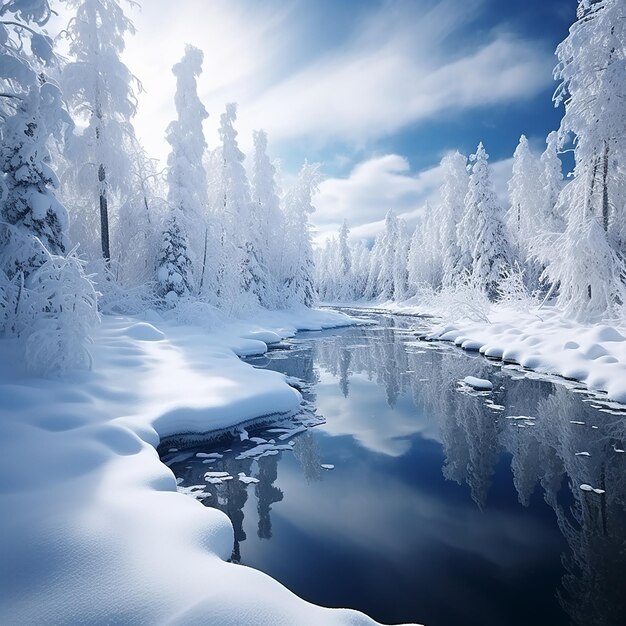 Beautiful Snow Landscapes